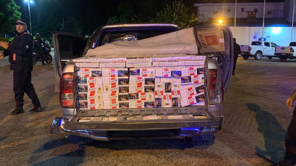 El cargamento de la camioneta