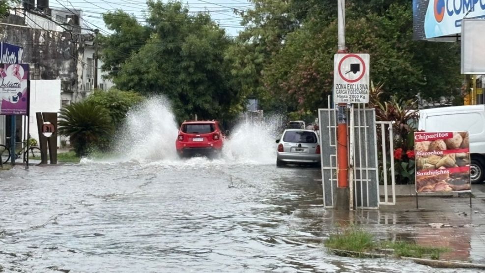 Lluvias intensas en Resistencia