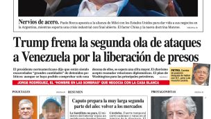 La tapa del Diario PERFIL de este sábado 10 de enero de 2026. 