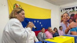 La enfermera Yanny González, liberada por el chavismo en Venezuela.