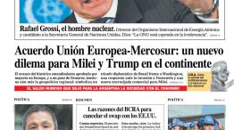 La tapa del Diario PERFIL del domingo 11 de enero de 2026