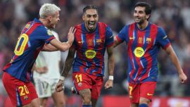 Barcelona es campeón de la Supercopa de España tras ganarle a Real Madrid