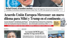 La tapa del Diario PERFIL del domingo 11 de enero de 2026