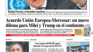 La tapa del Diario PERFIL del domingo 11 de enero de 2026