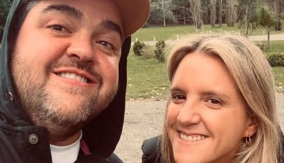 Darío Barassi y su esposa Lucía Gómez Centurión