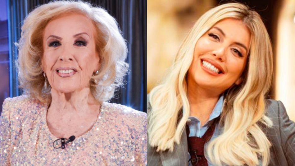 Mirtha Legrand y Wanda Nara