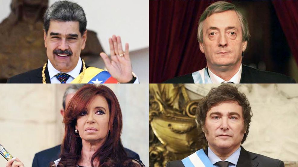 110126_maduro_cristina_nestor_milei_cedoc_g
