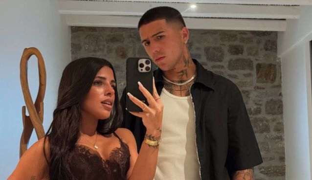 Valentina Cervantes y Enzo Fernández