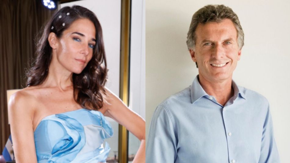 Juana Viale y Mauricio Macri