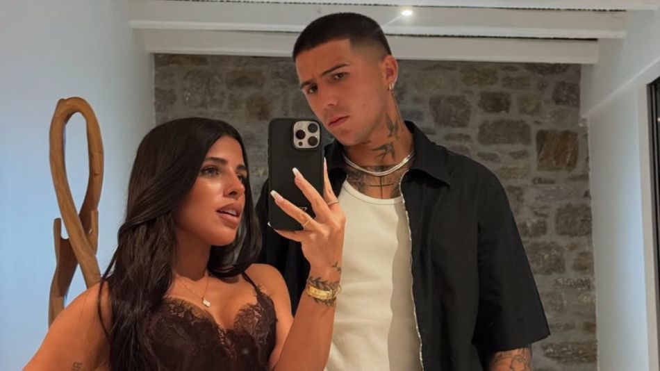 Valentina Cervantes y Enzo Fernández