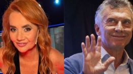 Nancy Pazos y Mauricio Macri