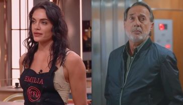 Emilia Attias en Masterchef Celebrity y Guillermo Francella en El Encargado