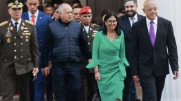Delcy Rodríguez y Diosdado Cabello