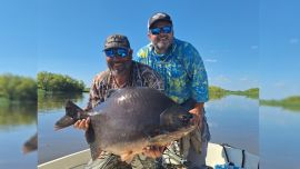Una captura así no se veía desde hace muchísimo tiempo, por lo menos 30 años, destacó el guía Lucas Etchegaray.