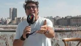 El programa de Matías Alé en NET TV grabó en vivo la ola gigante que golpeó Mar del Plata: "De pronto, apareció un tsunami"
