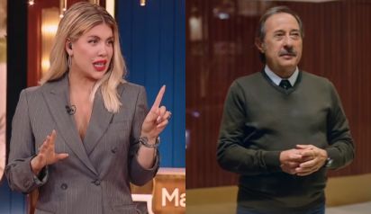 Wanda Nara y Guillermo Francella