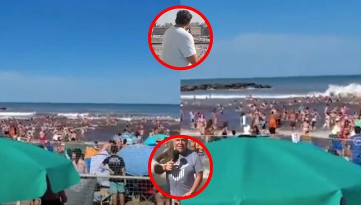 El programa de Matías Alé captó en vivo el meteotsunami de Mar del Plata: el impactante video
