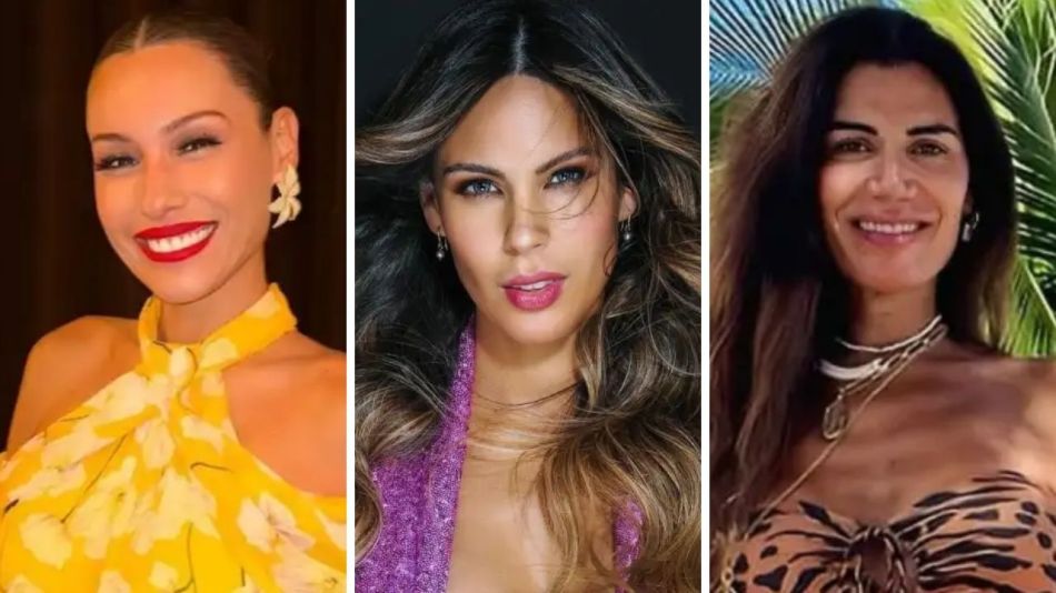 Pampita, Barby Franco y Flor de la V