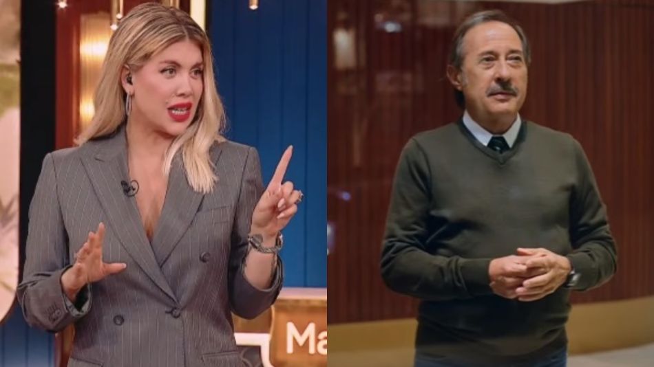 Wanda Nara y Guillermo Francella