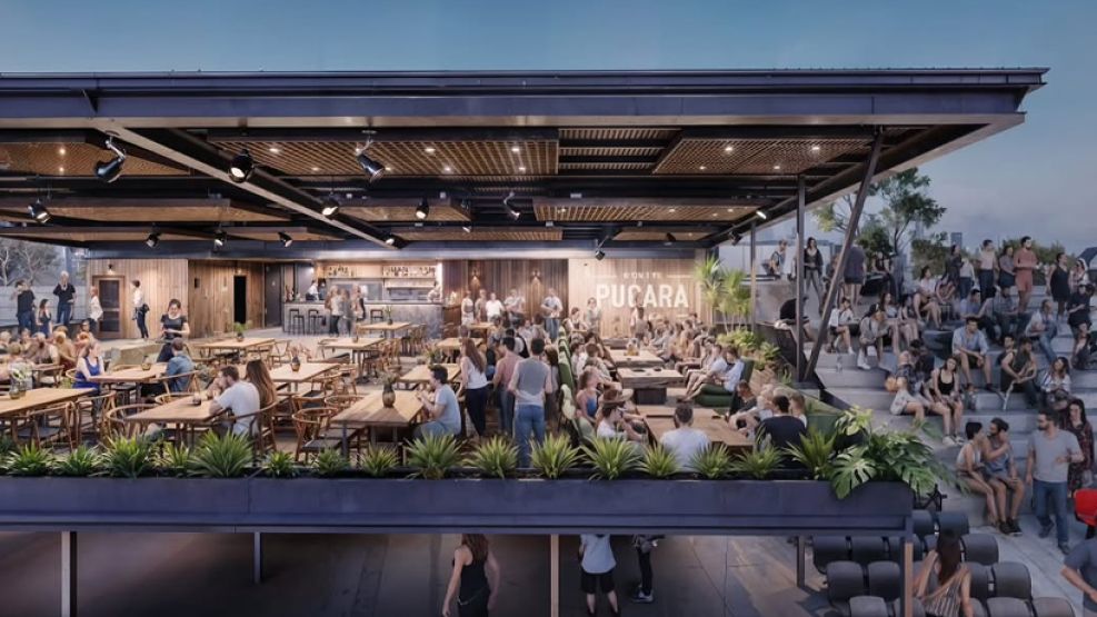 Así será la Terraza Gastronómica en Cosquín