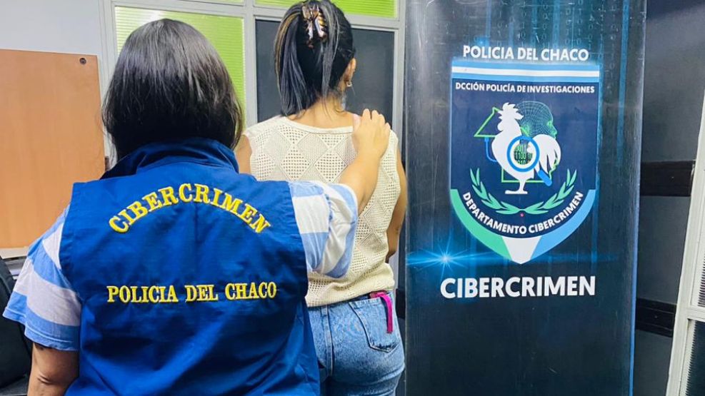 La mujer terminó detenida. 