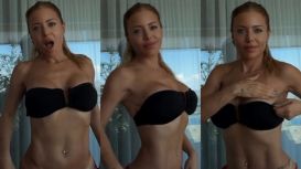 El video de Evangelina Anderson en bikini mostrando su bronceado que prendió fuego la red