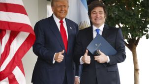 President Trump Meets With Visiting Argentine President Milei At The White House