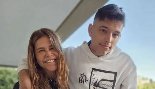 Nazarena Vélez y su hijo, Chyno Agostini