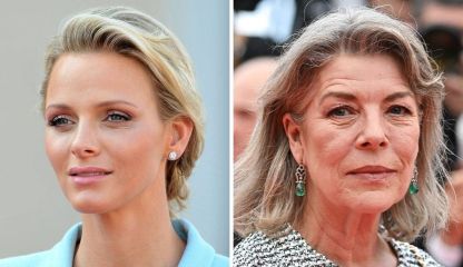 La princesa Charlene y Carolina de Mónaco