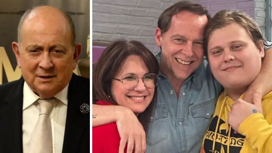 Chiche Gelblung, Nancy Dupláa, Matías Martin y Luca Martin