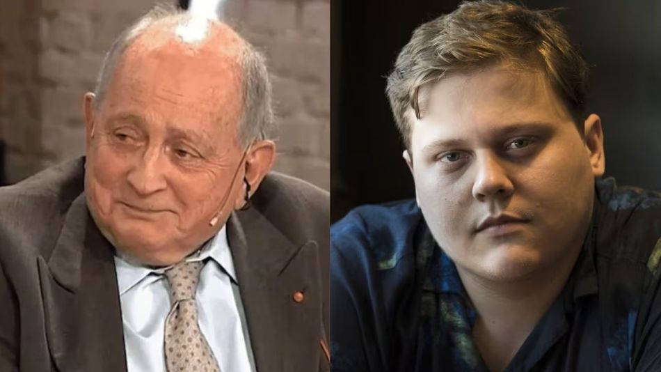 Chiche Gelblung y Luca Martin