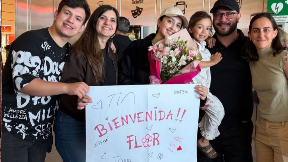 Flor Sugo volvió a Uruguay y emocionó con un reencuentro familiar