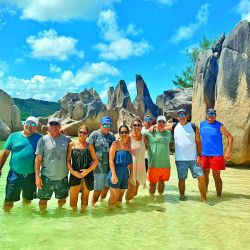 Colorida pesca en las Seychelles.