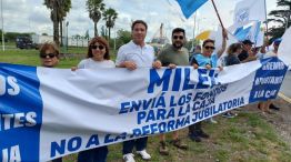 16-01-2026 Estatales protesta Jesús María festival Milei Caja de Jubilaciones Córdoba