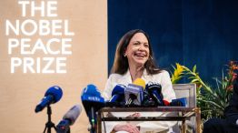 María Corina Machado during a Nobel Peace Prize news conference in Oslo, on Dec. 11. 