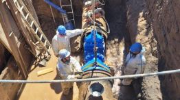 Caño roto en La Calera