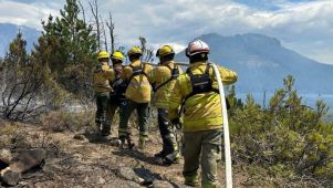 Bomberos Cordobeses en Chubut
