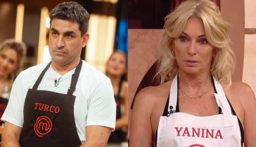 El Turco Husaín y Yanina Latorre en Masterchef Celebrity