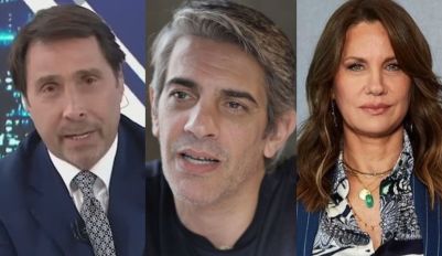 Eduardo Feinmann, Pablo Echarri y Nancy Dupláa