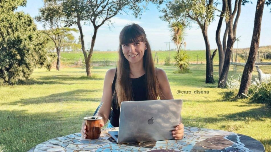 Vivir en un pueblo y trabajar para el mundo: Caro Diseña lo hizo realidad