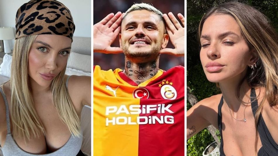 Wanda Nara, la China Suárez y Mauro Icardi