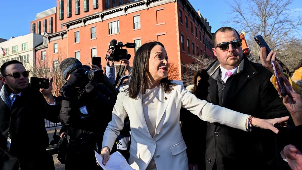 María Corina Machado following a meeting at the White House in Washington, DC, on Jan. 15.