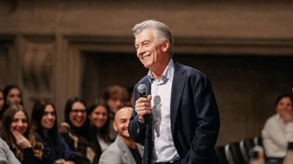 Macri dando clases en Universidad de Bologna 16012026