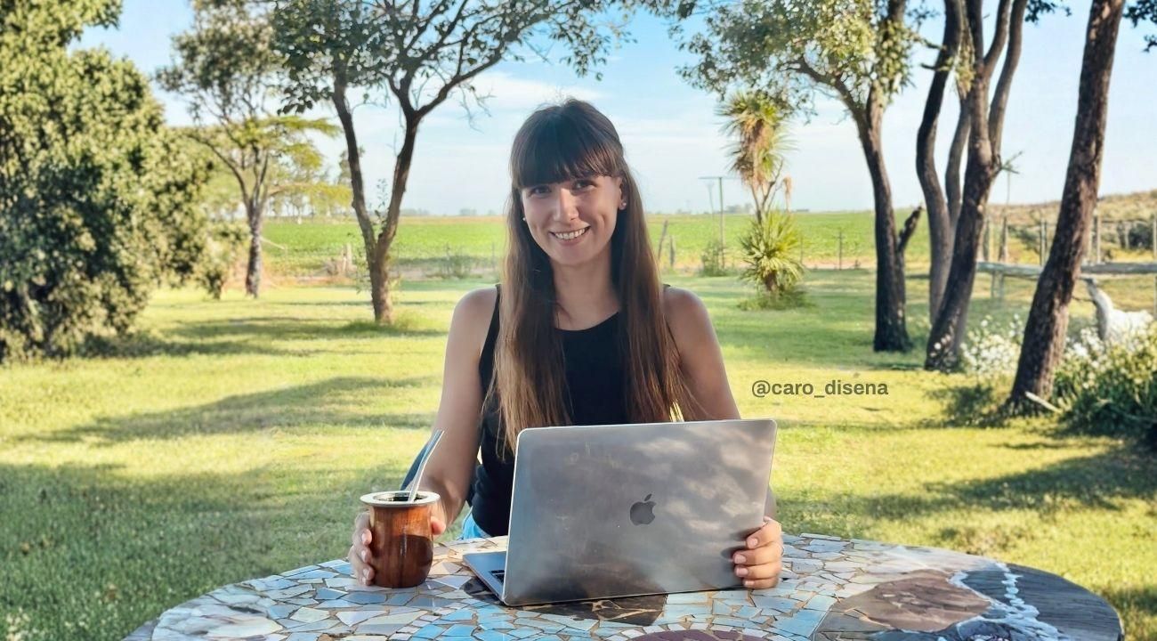 Vivir en un pueblo y trabajar para el mundo: Caro Diseña lo hizo realidad