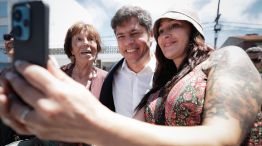 Axel Kicillof en Mar de Ajó