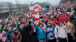 Protesta en Dinamarca por Groenlandia