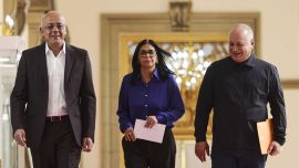 Delcy Rodríguez dijo "basta" a "las órdenes de Washington" y reclamó que la política venezolana resuelva los conflictos internos