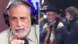 El picante mensaje de Jorge Rial contra el Chaqueño Palavecino por cantar con Javier Milei: "Chaqueño Pagavecino"