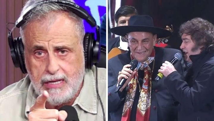 El picante mensaje de Jorge Rial contra el Chaqueño Palavecino por cantar con Javier Milei: "Chaqueño Pagavecino"
