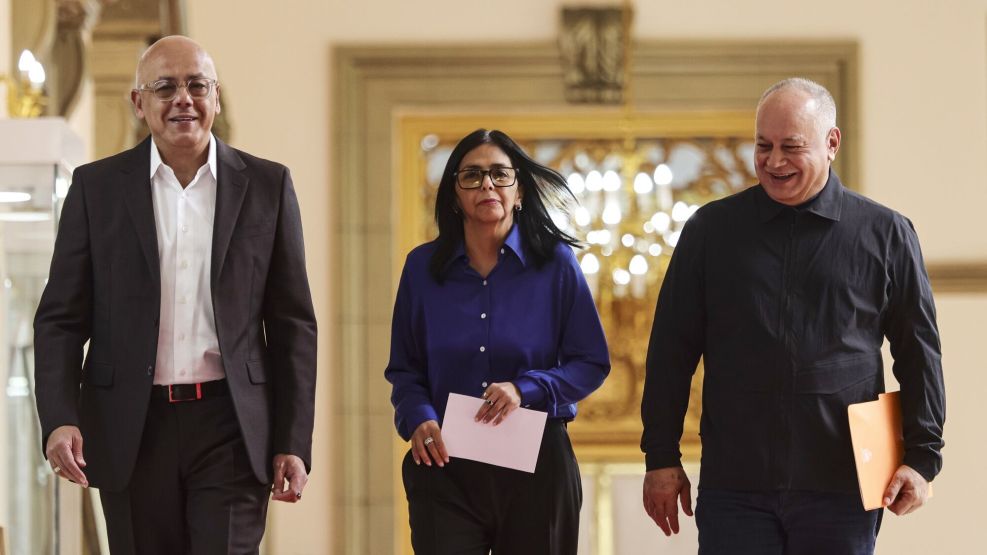 Delcy Rodriguez Addresses The Media Regarding The Release Of Prisoners In Venezuela